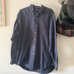 Ralph Lauren Men's Dark Blue Casual Shirt